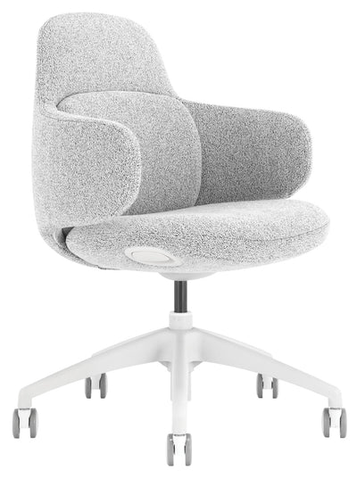 Buro Odyssey Visitor Chair - 4 Colour Options — Buro Odyssey in Light Grey Fabric
