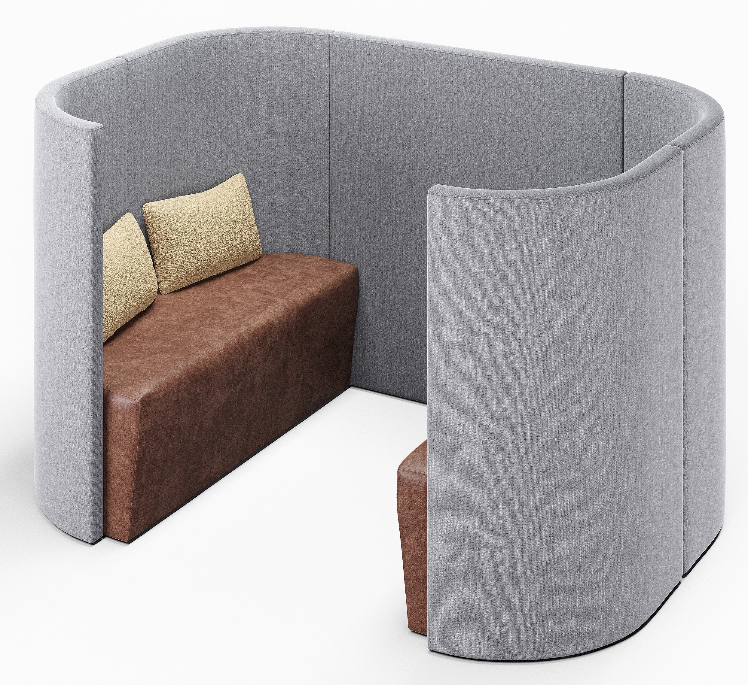 Clara Four Person Enclosed Booth