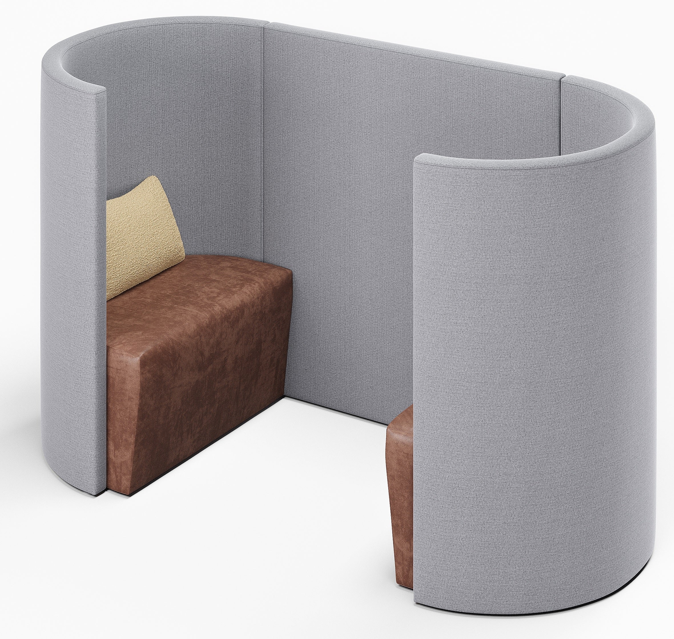 Clara Two Person Enclosed Booth – Office Products Online