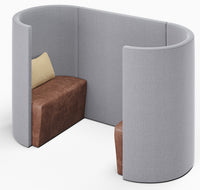 Clara Two Person Enclosed Booth