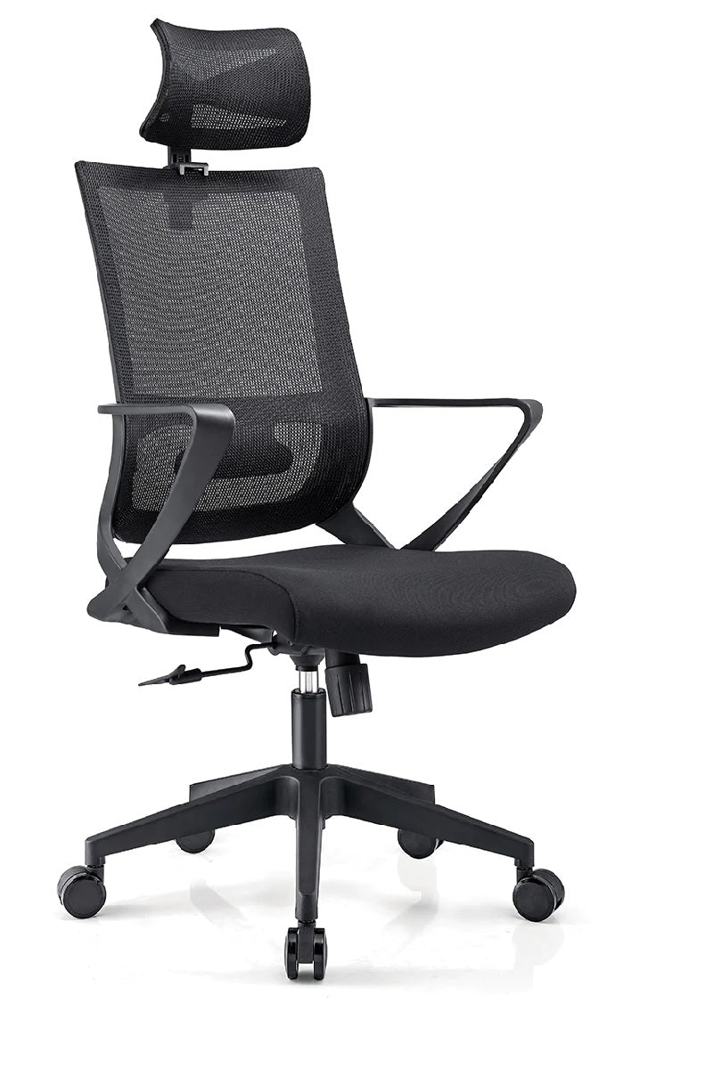 Clinton Mesh Back High-back Chair with Headrest