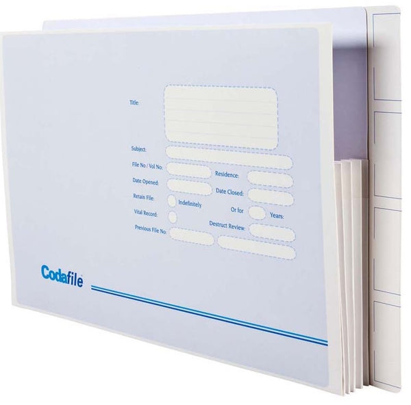 Codafile Concertina File - 100mm Gusset - Office Products Online