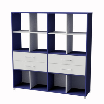 Storage Unit with Cubbyholes & Drawers - 2 Sizes