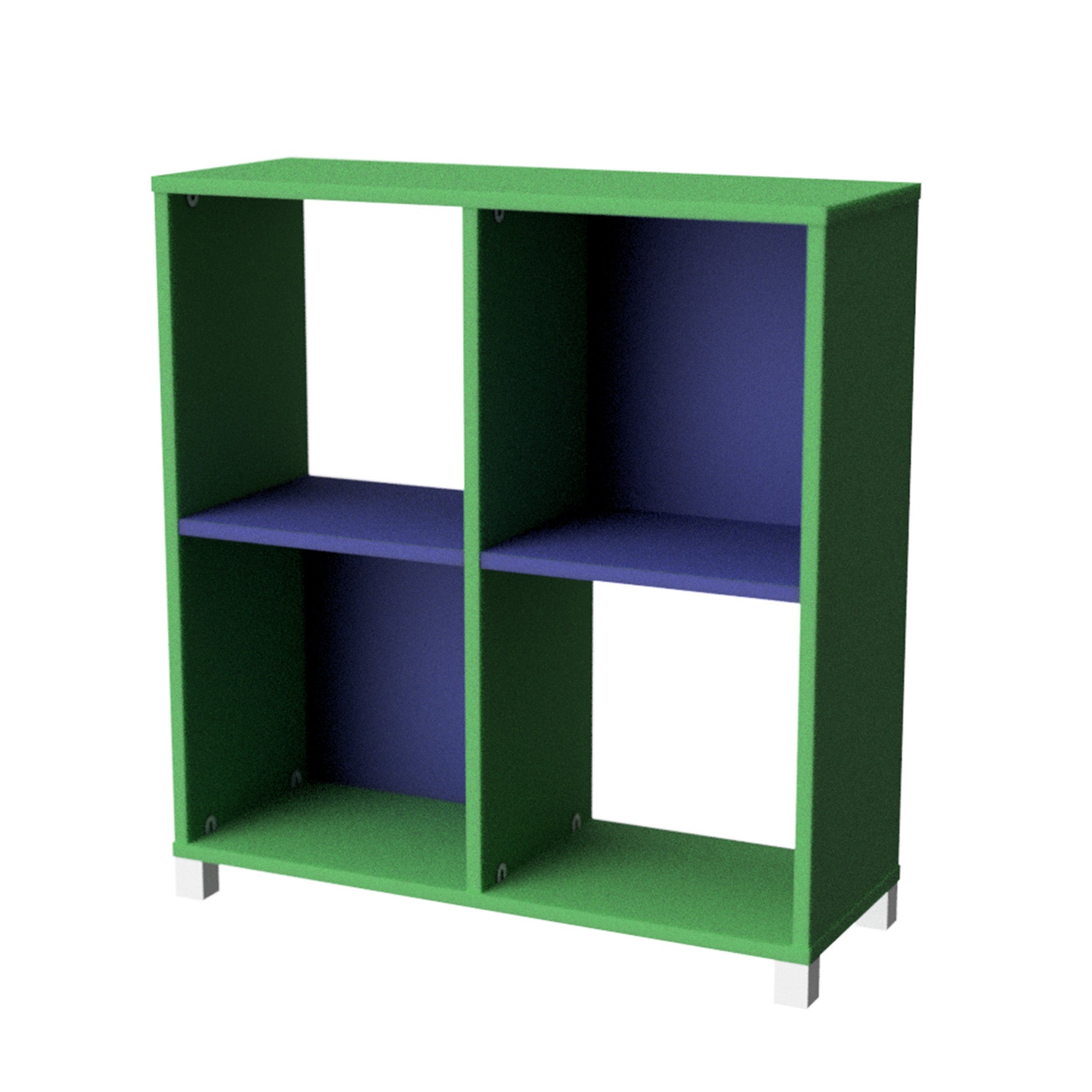 Cubbyhole Bookcase Units with Alternating Open Backs - 3 Sizes