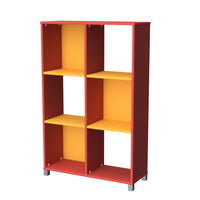 Cubbyhole Bookcase Units with Alternating Open Backs - 3 Sizes