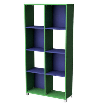 Cubbyhole Bookcase Units with Alternating Open Backs - 3 Sizes