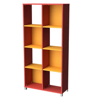 Cubbyhole Bookcase Units with Alternating Open Backs - 3 Sizes