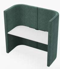 Cube 2 Desk Enclosed Booth