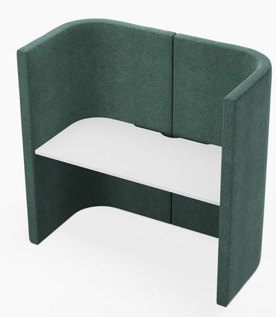 Cube 2 Desk Enclosed Booth