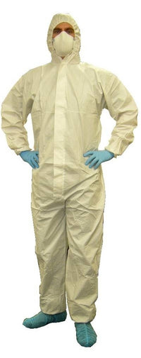 Sureshield SMS White Coveralls - Pack of 50 - 7 Sizes
