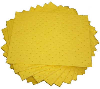 Spilltech Chemical Absorbent Pads - 2 x Pack Sizes