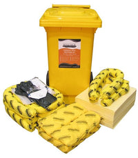 Chemical Spill Kit with Wheelie Bin - 240 Litres
