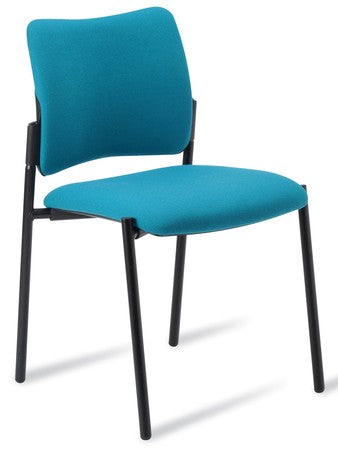 Polo Visitor Chair with Black Frame