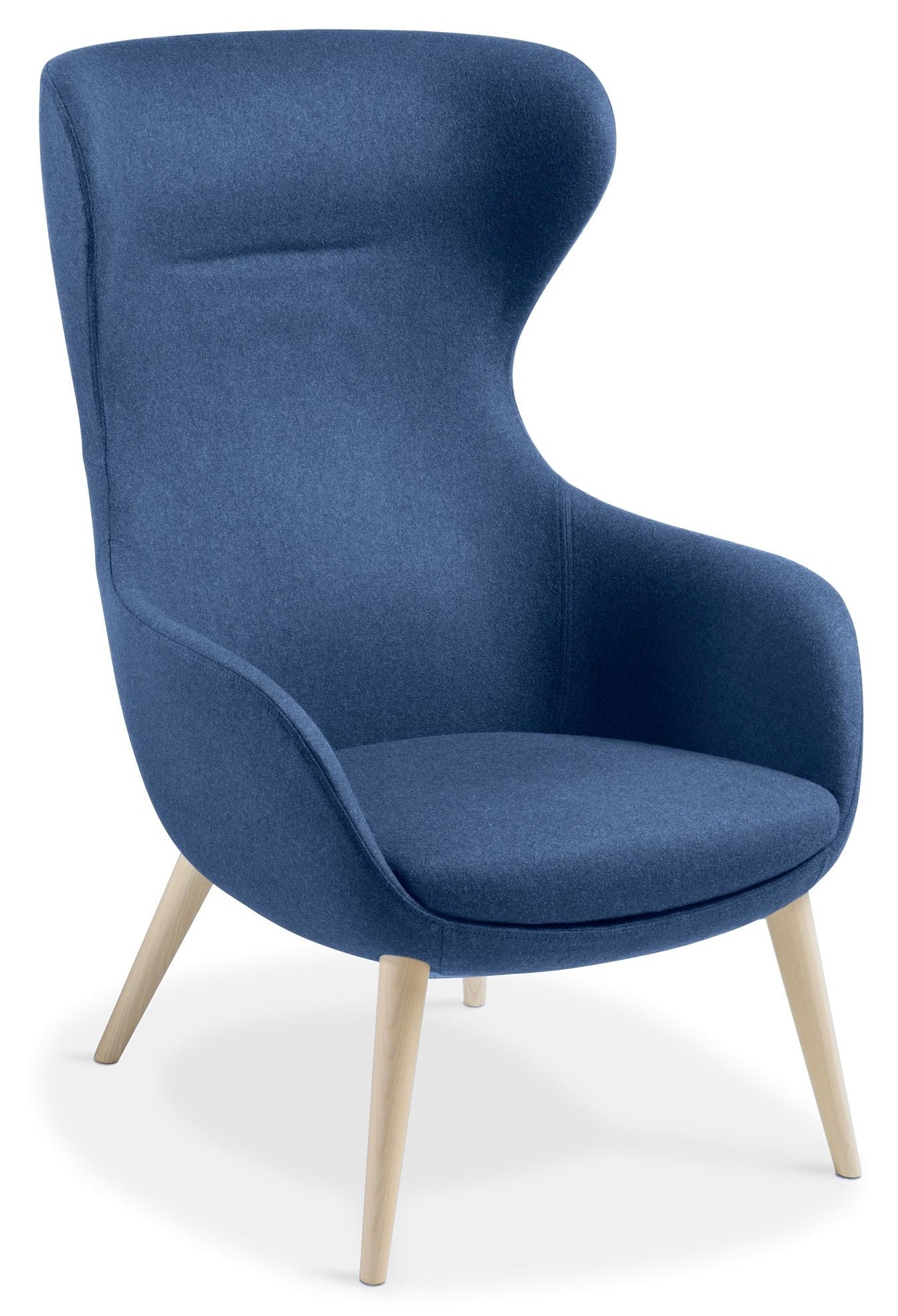 Elizabeth Visitor Chair with Timber Base - 4 Base Options