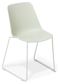 Max Sled Base Cafeteria Chair - with Seat and Fully Upholstered Options