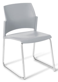 Spring Sled Base Chair - with Upholstered Seat and Back Options