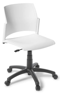 Spring Swivel Chair - with Upholstered Seat and Back Options