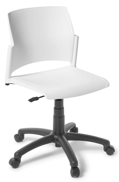 Spring Swivel Chair - with Upholstered Seat and Back Options