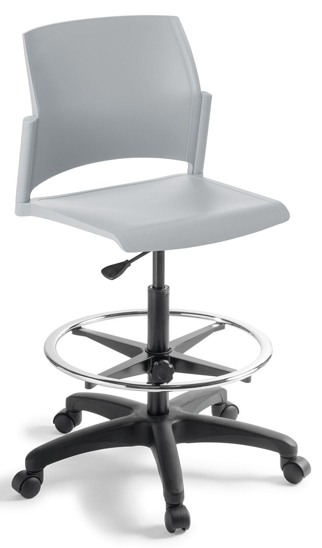 Spring Swivel Architectural Chair - with Upholstered Seat and Back Options