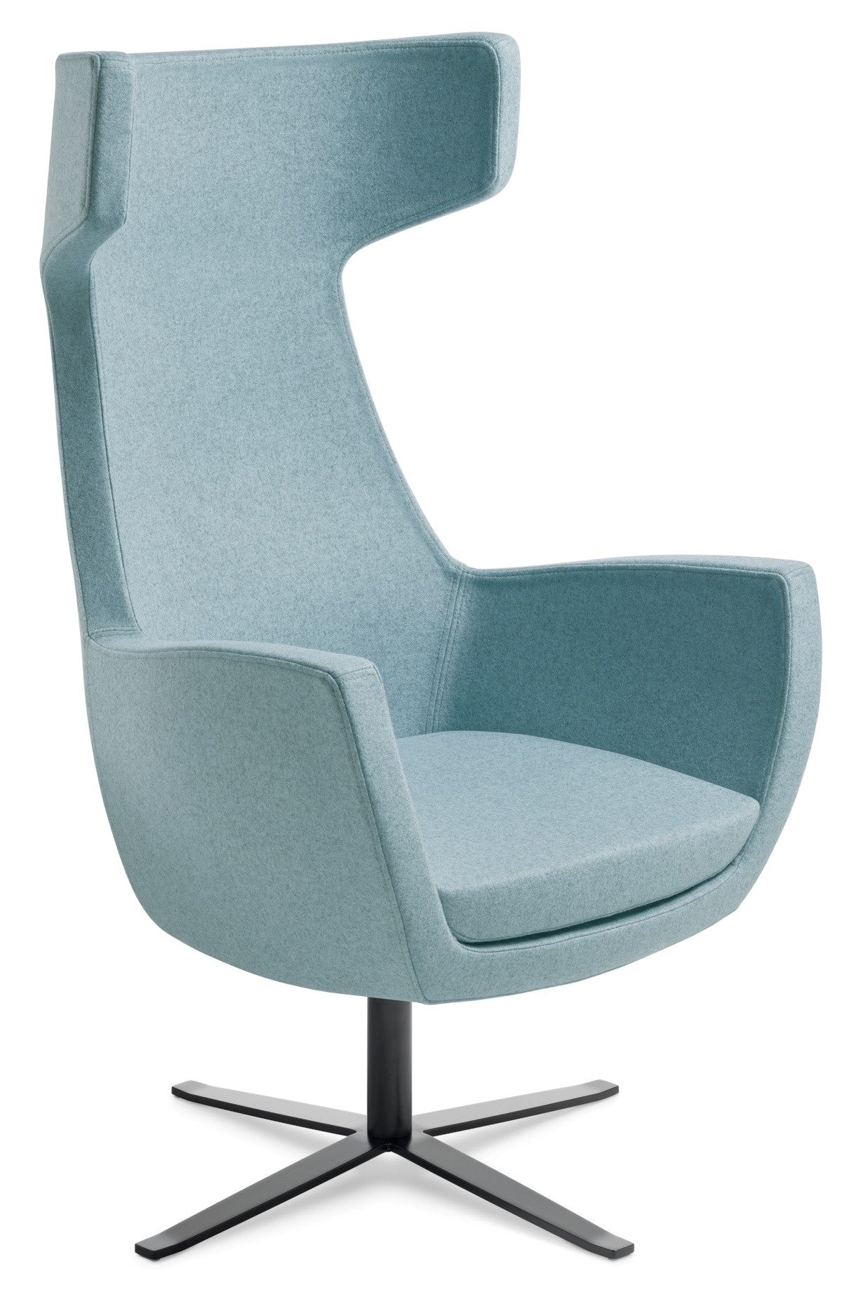 Trento Visitor Chair with Black 4-Point Base
