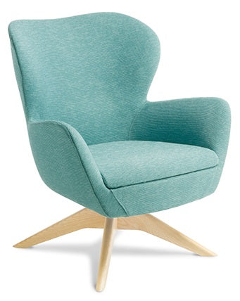 Abbey Visitor Chair with Natural Ash Timber Base