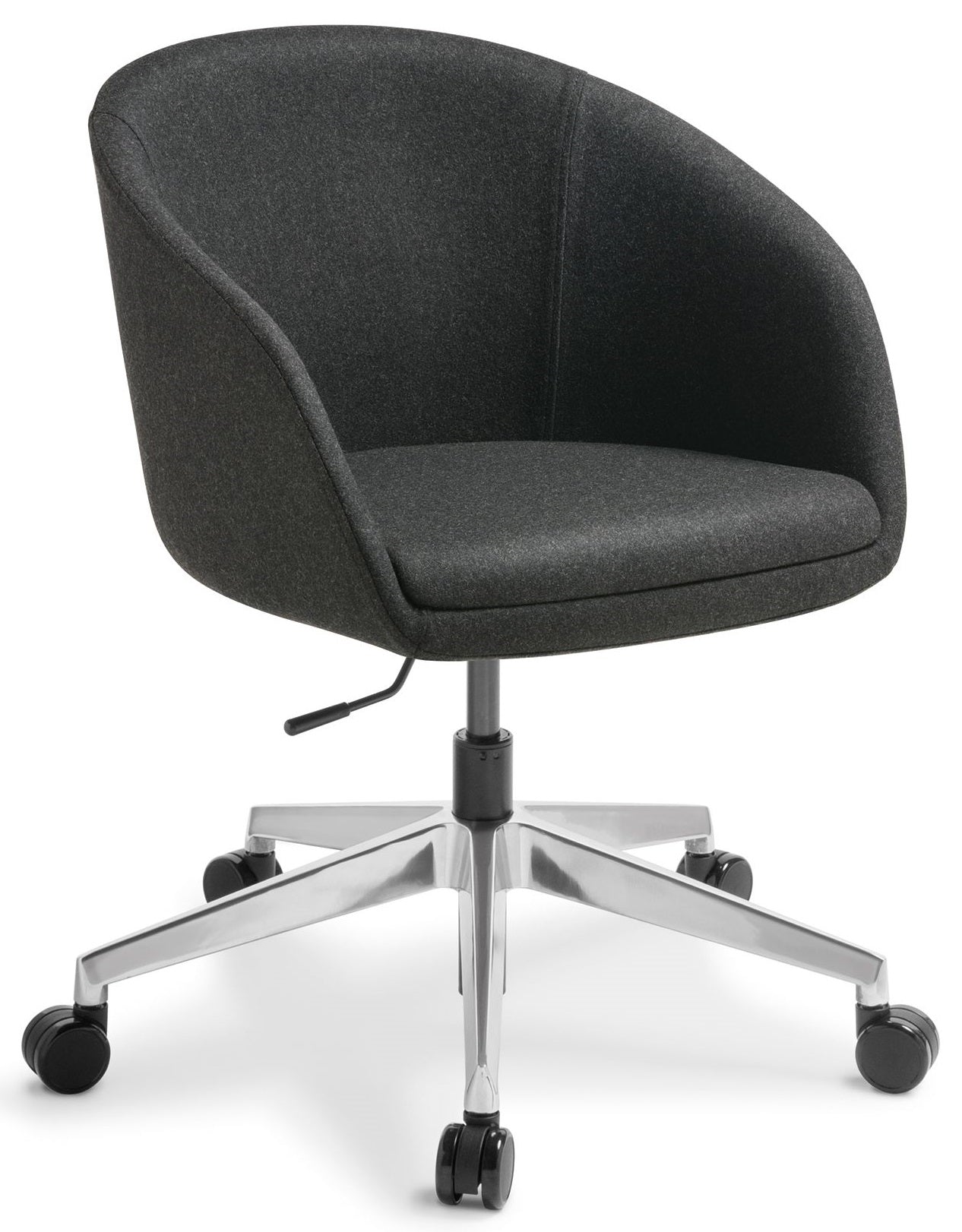 Aria Chair with Chrome Swivel Star Base