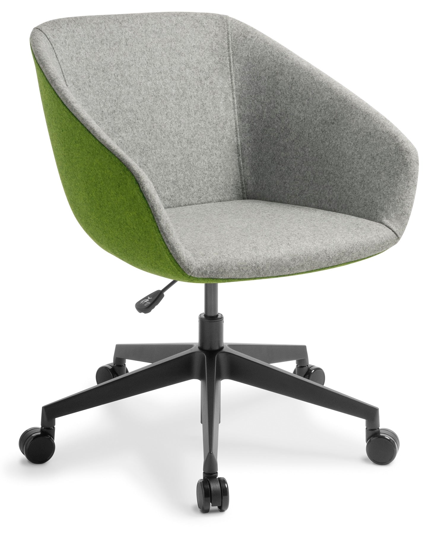 Barker Chair with Black Swivel Star Base