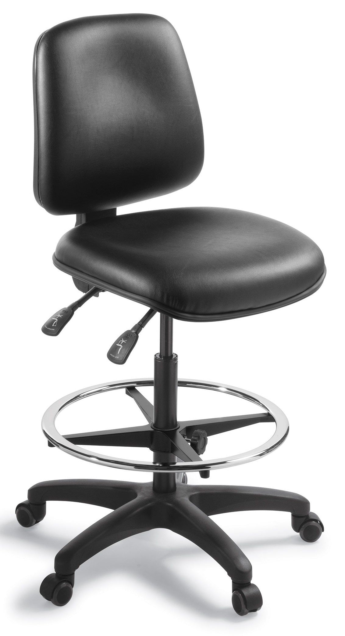 Chorus 2 Lever Midback Architectural Chair in Charisma Vinyl Fabric