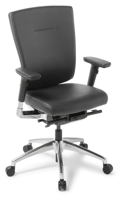 Cloud Ergo Executive Chair in Black Leather