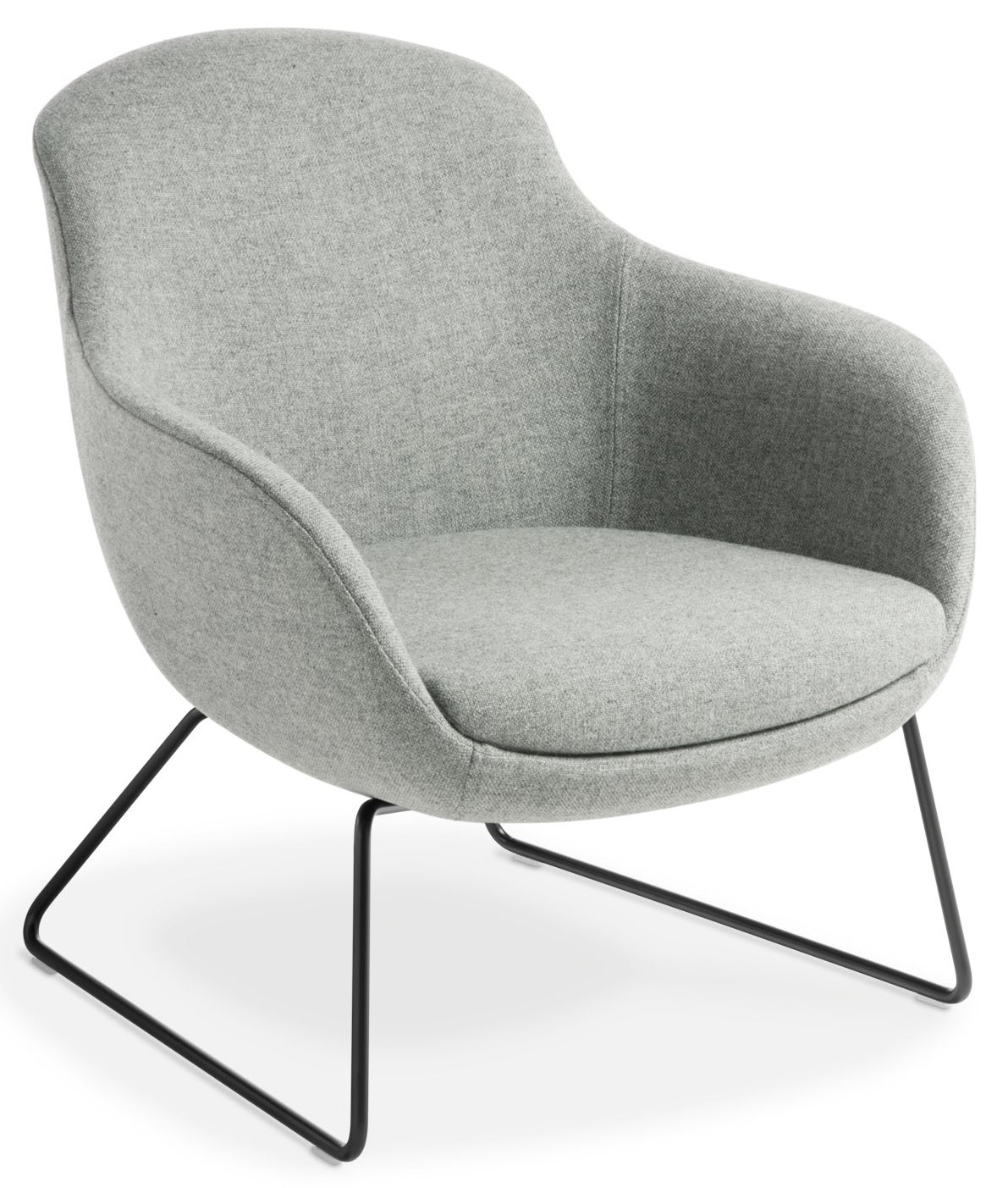 Davina Visitor Chair with Black Sled Base