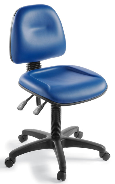 Graphic 2 Lever Midback Chair in Charisma Vinyl Fabric