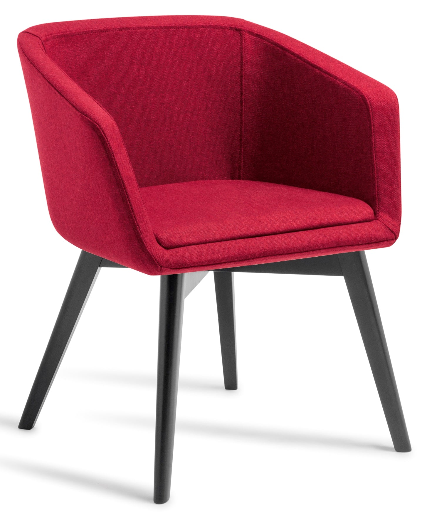 Martina Visitor Chair with Black Timber Base