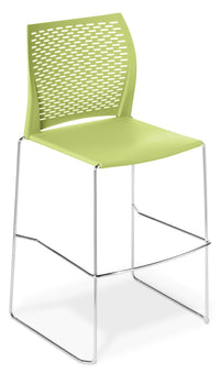 Net Barstool - with Upholstered Seat Option
