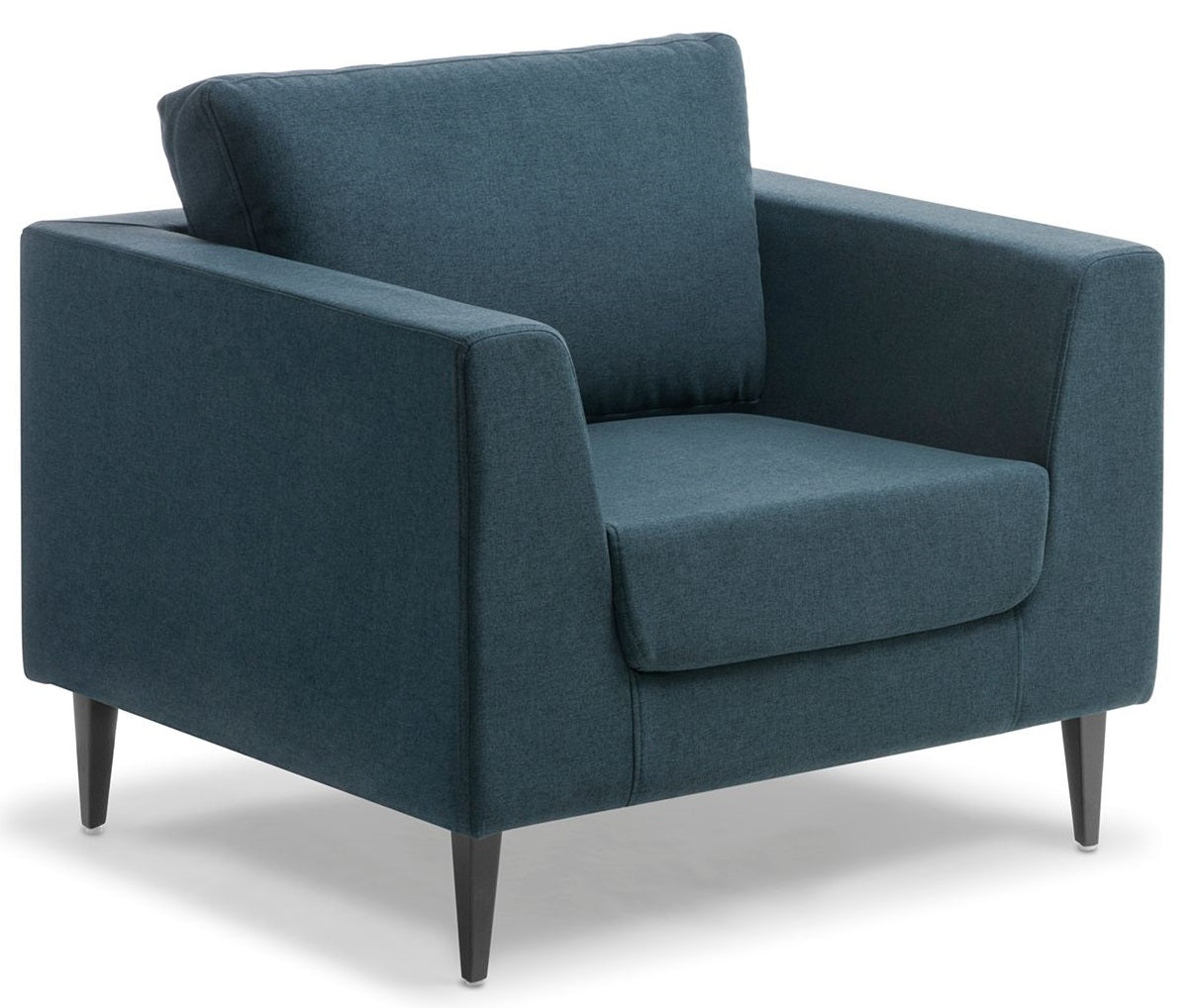 Shanghai Single Seater Chair with Black Feet