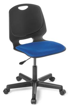Spark Swivel Chair with Upholstered Seat
