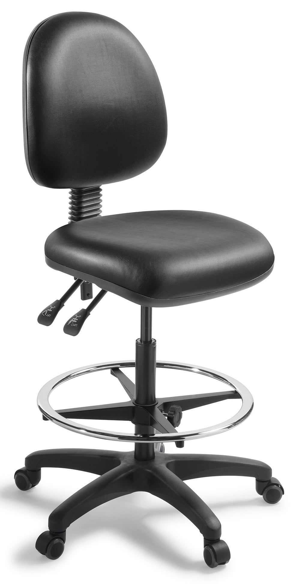 Tag 2 Lever Highback Architectural Chair in Charisma Vinyl Fabric
