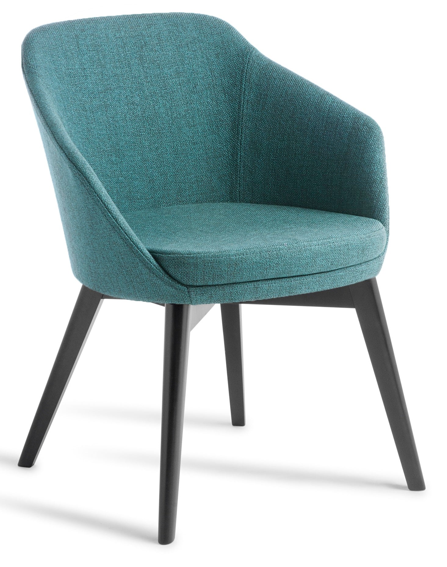 Talia Visitor Chair with Black Timber Base
