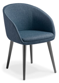 Aria Visitor Chair with Ash Timber Base - 2 Base Options