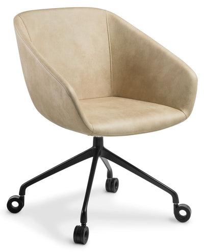 Barker Chair with Swivel Star Base - 3 Base Options