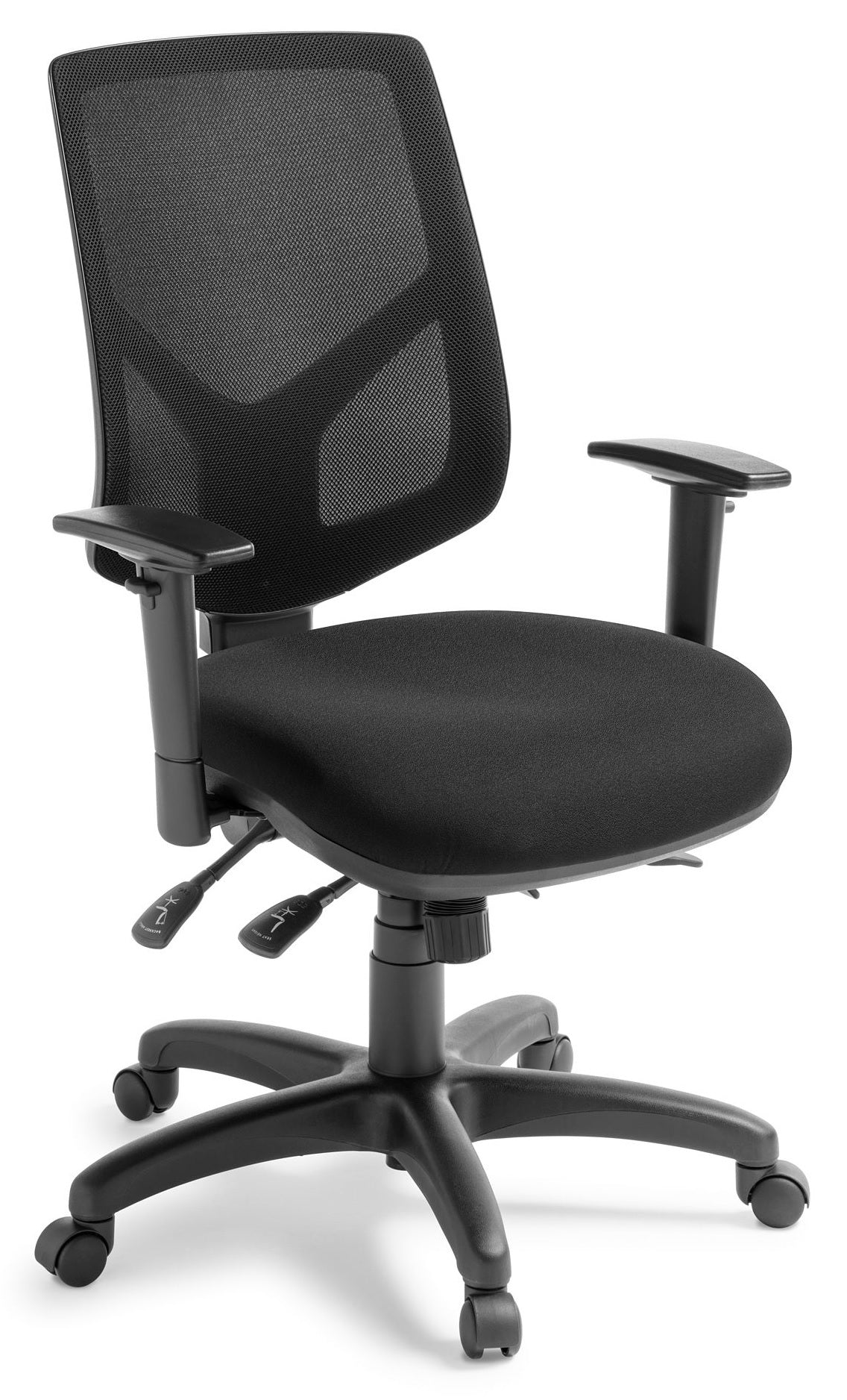 Crew 3 Lever Mesh Back Chair - with Optional Armrests