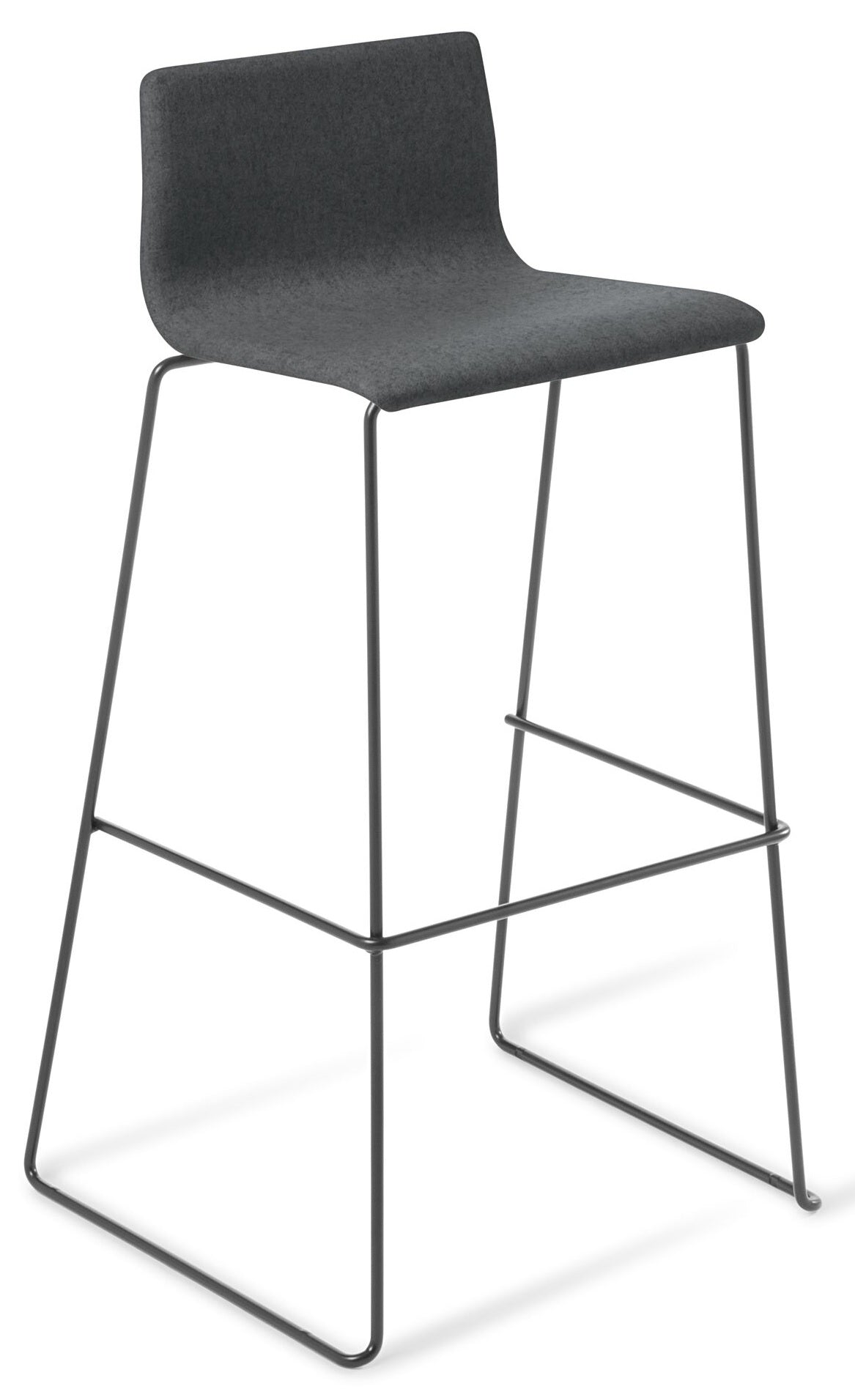 Cruise Sled Base Barstool - with Upholstered Seat Option