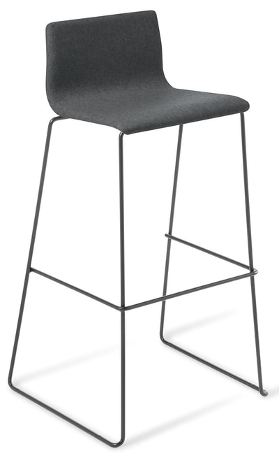 Cruise Sled Base Barstool - with Upholstered Seat Option
