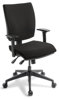 Edge 3 Lever Ergonomic Office Chair - Midback and Highback and Optional Armrests