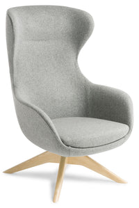 Elizabeth Visitor Chair with Timber Base - 4 Base Options