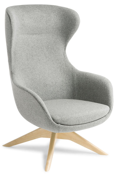 Elizabeth Visitor Chair with Timber Base - 4 Base Options