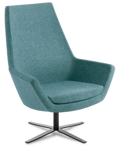 Eton Visitor Chair with 4 Point Swivel Base - Midback and Highback