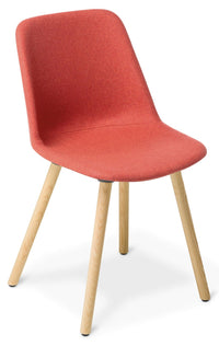 Max Chair with Timber Legs - with Seat and Fully Upholstered Options