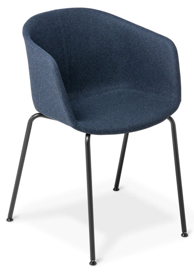 Max Tub 4-Leg Chair - with Seat and Fully Upholstered Options