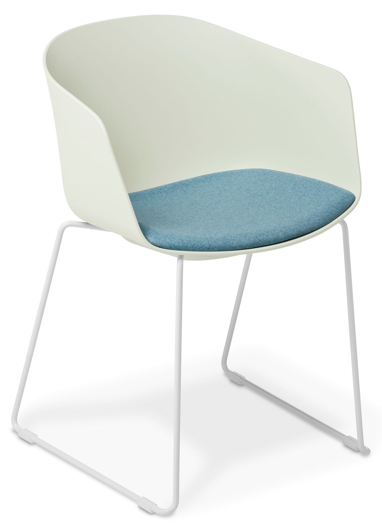 Max Tub Sled Base Chair - with Seat and Fully Upholstered Options