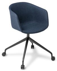Max Tub 4 Star Swivel Base Chair - with Seat and Fully Upholstered Options
